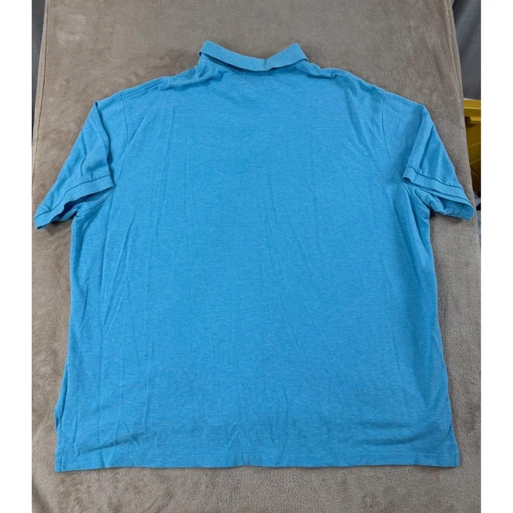 Polo Ralph Lauren Polo Shirt Mens size 3XB Big Blue Heather Cotton short sleeve